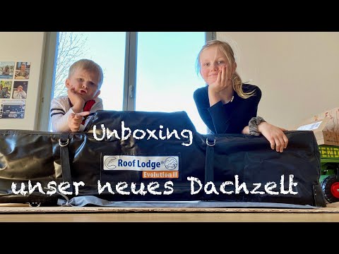 Unboxing - unser neues Dachzelt