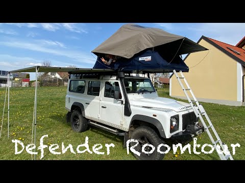 Defender Roomtour mit Roof Lodge Evolution 2 Dachzelt